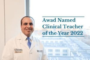 Awad Named Clinical Teacher of the Year 2022